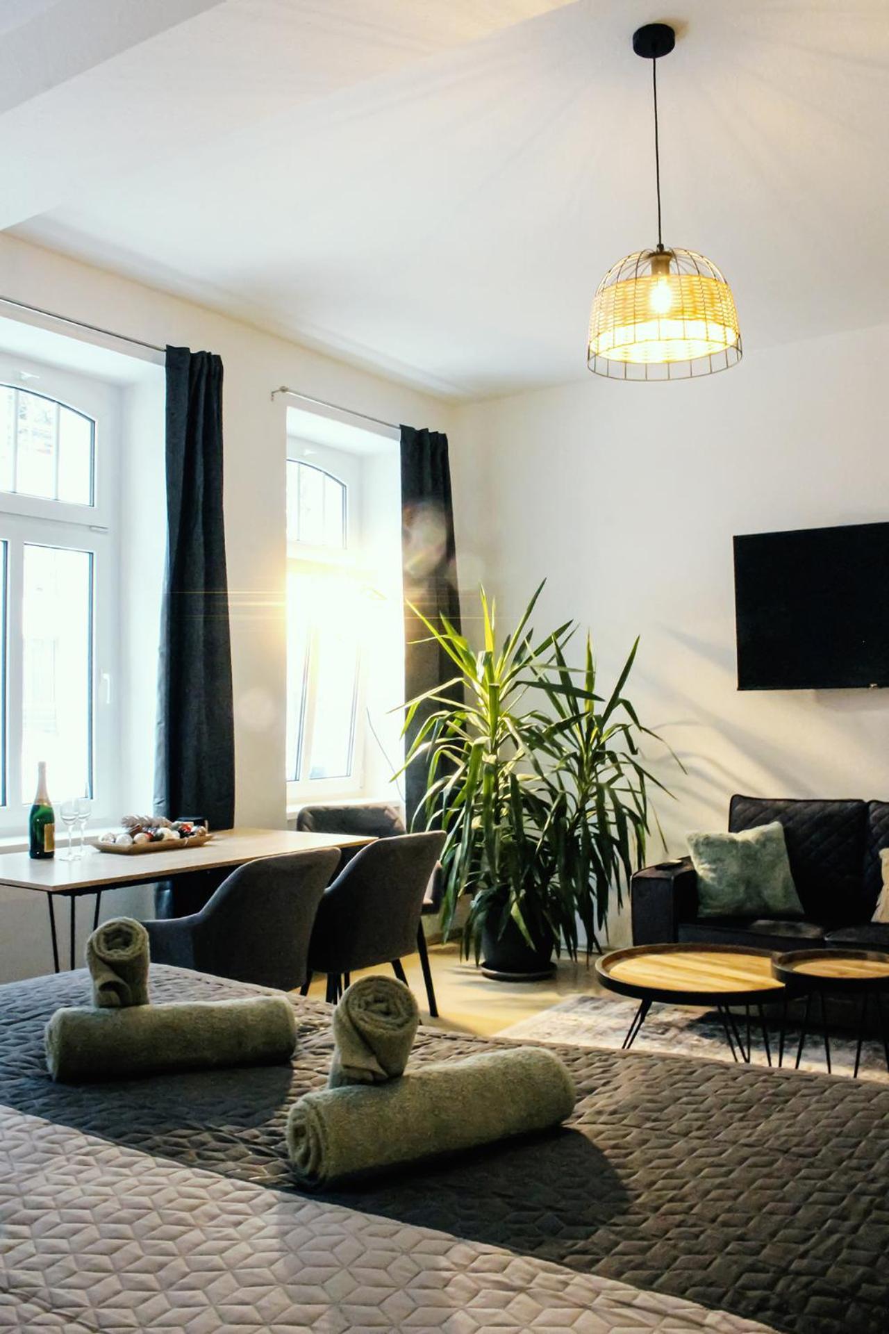 Nuwilu One - Apartment Mit Balkon Im Herzen Erfurts - Magenta Tv- Netflix - Disney Exterior photo